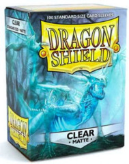 Dragon Shield Sleeves: Matte Clear (Box Of 100)